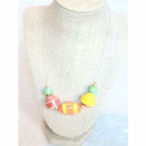 Hand made rolled paper necklace